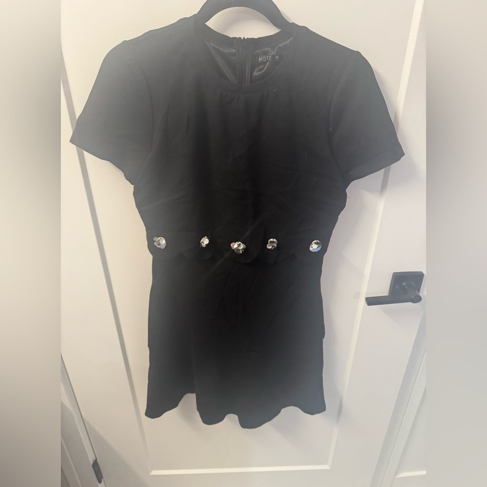 SHEIN Black Dress with Silver Accents